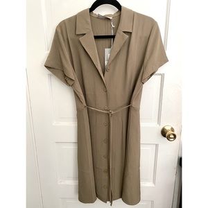 Everlane notch shirtdress